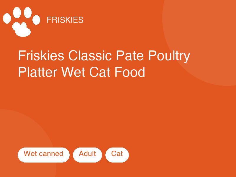 Friskies Classic Pate Poultry Platter Wet Cat Food by Friskies (Purina) — wet canned food for cats