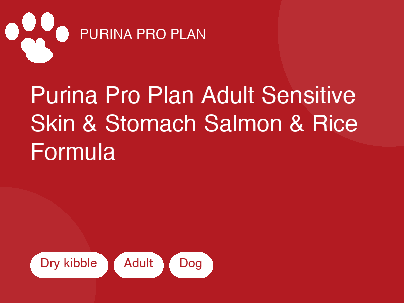 Purina Pro Plan Adult Sensitive Skin & Stomach Salmon & Rice Formula by Purina Pro Plan — dry kibble food for dogs